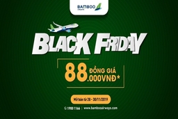 Bamboo Airways Black Friday - Chương trình ưu đãi vé máy bay đồng giá dịp cuối năm