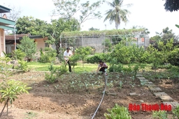 Lan tỏa mô hình “Nhà sạch - vườn mẫu” xã Yên Trung