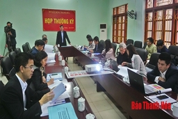 Phó Chủ tịch UBND tỉnh Mai Xuân Liêm cho ý kiến về phương án quy hoạch Trung tâm hành chính TP Sầm Sơn và Dự án khu đô thị mới dọc Đại lộ Nam sông Mã
