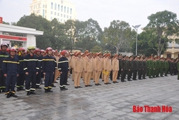 Ra quân bảo đảm an ninh trật tự Tết Nguyên đán Canh Tý 2020