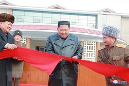 Nhà lãnh đạo Triều Tiên dự lễ khánh thành khu du lịch trọng điểm