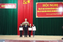 Huyện Vĩnh Lộc tổng kết các phong trào thi đua xây dựng nông thôn mới, đô thị văn minh năm 2019