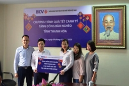 BIDV – Chi nhánh Thanh Hóa dành hơn 1,65 tỷ đồng thực hiện công tác an sinh xã hội