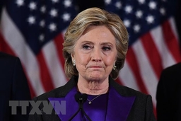 Bà Hillary Clinton cam kết đánh bại Tổng thống Donald Trump