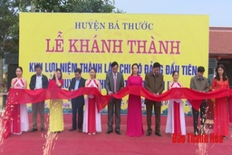 Huyện Bá Thước khánh thành Khu lưu niệm nơi thành lập Chi bộ Đảng đầu tiên