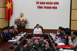 Chủ tịch UBND tỉnh chủ trì hội nghị nghe, cho ý kiến về tiêu chí xác định những dự án quan trọng
