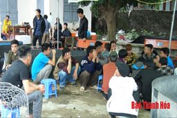 Công an huyện Thọ Xuân: Bắt 28 đối tượng đánh bạc dưới hình thức đá gà
