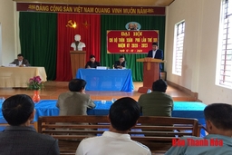 Như Xuân có 9 xã, thị trấn chỉ đạo tổ chức xong đại hội chi bộ trực thuộc