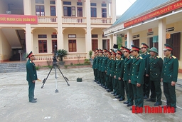Ban Chỉ huy Quân sự huyện Nga Sơn dẫn đầu phong trào thi đua quyết thắng