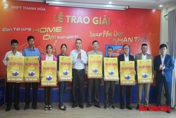 VNPT Thanh Hóa trao nhiều giải thưởng giá trị cho khách hàng dịp đầu năm