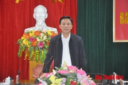Phó Bí thư Thường trực Tỉnh ủy Đỗ Trọng Hưng thăm, làm việc tại huyện Yên Định