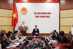 Chủ tịch UBND tỉnh Nguyễn Đình Xứng chủ trì nghe báo cáo, cho ý kiến về một số nội dung quan trọng