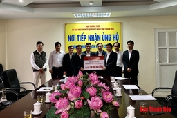 Các chi nhánh Agribank trên địa bàn tỉnh Thanh Hóa ủng hộ 400 triệu đồng phòng, chống dịch COVID-19