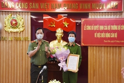 Đại tá Nguyễn Quang Huy giữ chức phó Giám đốc Công an Thanh Hóa