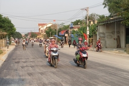 Mở rộng tuyến đường đi Yên Giang - thị trấn Thống Nhất - Yên Tâm
