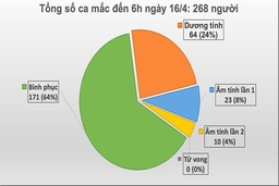 Việt Nam có 268 người nhiễm COVID-19