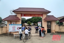 Thanh niên huyện Như Thanh: Giúp học sinh phòng tránh COVID-19 sau khi đi học trở lại