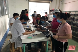Gần 200  công nhân, lao động  Công ty TNHH Giầy Sunjade Việt Nam  tham gia hiến máu
