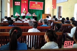 Đại biểu HĐND tỉnh tiếp xúc cử tri xã Tân Phúc