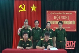 Công bố quyết định giải thể Trường Quân sự tỉnh Thanh Hóa