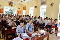 Ra mắt mô hình Khu dân cư tự quản bảo vệ môi trường tại xã Các Sơn