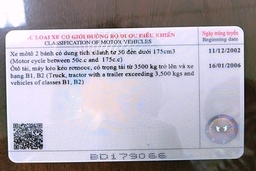 Cấp, đổi giấy phép lái xe mới sử dụng mã quét QR để chống gian lận
