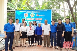 Khánh thành ngôi nhà “Khăn quàng đỏ” cho học sinh có hoàn cảnh khó khăn tại huyện  Hậu Lộc