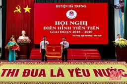 Huyện Hà Trung biểu dương điển hình tiên tiến giai đoạn 2015-2020