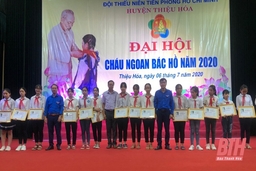 Thiệu Hóa: 102 đội viên, học sinh đạt danh hiệu Cháu ngoan Bác Hồ