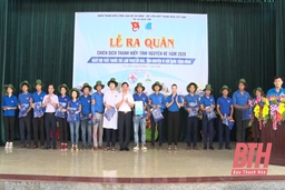 Thị đoàn Nghi Sơn: Ra quân chiến dịch thanh niên tình nguyện hè 2020