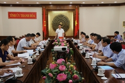Ban Thường vụ Tỉnh ủy Thanh Hóa duyệt nội dung Đại hội đại biểu Đảng bộ huyện Thiệu Hóa