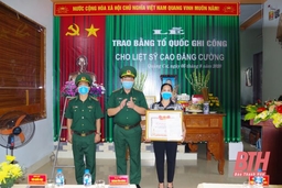 Trao Bằng Tổ quốc ghi công cho liệt sỹ Cao Đăng Cường