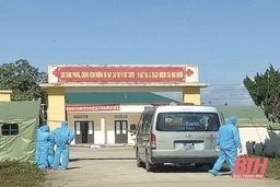 Huyện Quảng Xương cách ly tập trung 4 trường hợp F1 của bệnh nhân 748 để phòng chống dịch COVID-19