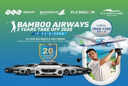 Giải golf Bamboo Airways 2 Years Take Off 2020 tổ chức tại Sầm Sơn có tổng giá trị giải thưởng lên đến hàng trăm tỷ đồng