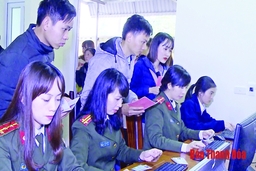 Em là chiến sỹ an ninh