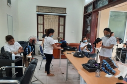 Hỗ trợ 100% kinh phí học nghề làm tóc cho hội viên, phụ nữ