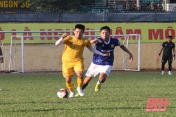 Giao hữu bóng đá: CLB Thanh Hóa hòa DNH Nam Định
