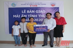TYM chi nhánh Thanh Hóa trao Mái ấm tình thương cho phụ nữ nghèo