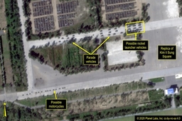 38 North: Triều Tiên đưa tên lửa đến khu huấn luyện diễu binh