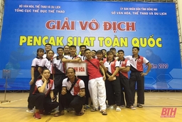 Thanh Hóa xếp thứ nhì toàn đoàn tại giải vô địch Pencak Silat toàn quốc 2020