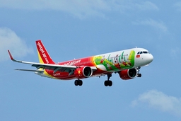 Trở lại bầu trời quốc tế, Vietjet thực hiện những chuyến bay thương mại đầu tiên tới Hàn Quốc