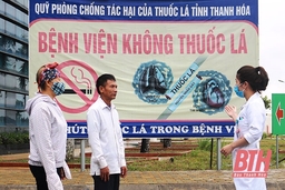 Bệnh viện Ung bướu Thanh Hóa xây dựng môi trường không khói thuốc