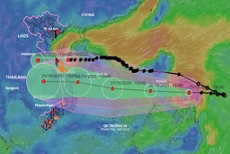 Bão số 8 giật cấp 11 hướng vào Hà Tĩnh - Quảng Trị, bão số 9 liên tục tăng cấp