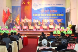 Hội LHPN Thanh Hóa kỷ niệm 90 năm Ngày thành lập Hội LHPN Việt Nam
