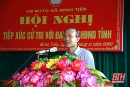 Đại biểu HĐND tỉnh tiếp xúc cử tri huyện Ngọc Lặc