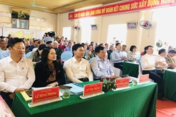 Phó Trưởng Đoàn ĐBQH Thanh Hóa Mai Sỹ Diến dự Ngày hội Đại đoàn kết toàn dân tộc tại huyện Thiệu Hóa