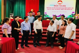 Đại biểu Quốc hội tiếp xúc cử tri huyện Bá Thước