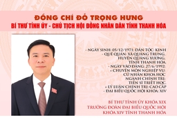 Đồng chí Đỗ Trọng Hưng, Bí thư Tỉnh ủy, được bầu giữ chức Chủ tịch HĐND tỉnh Thanh Hóa khóa XVII