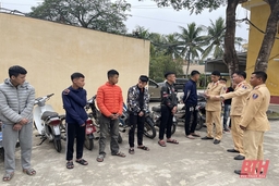 Triệu tập các đối tượng đi xe máy lạng lách, đánh võng tại TP Sầm Sơn và huyện Triệu Sơn