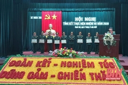 Sư đoàn 390, Quân đoàn 1 tổng kết thực hiện nhiệm vụ năm 2020